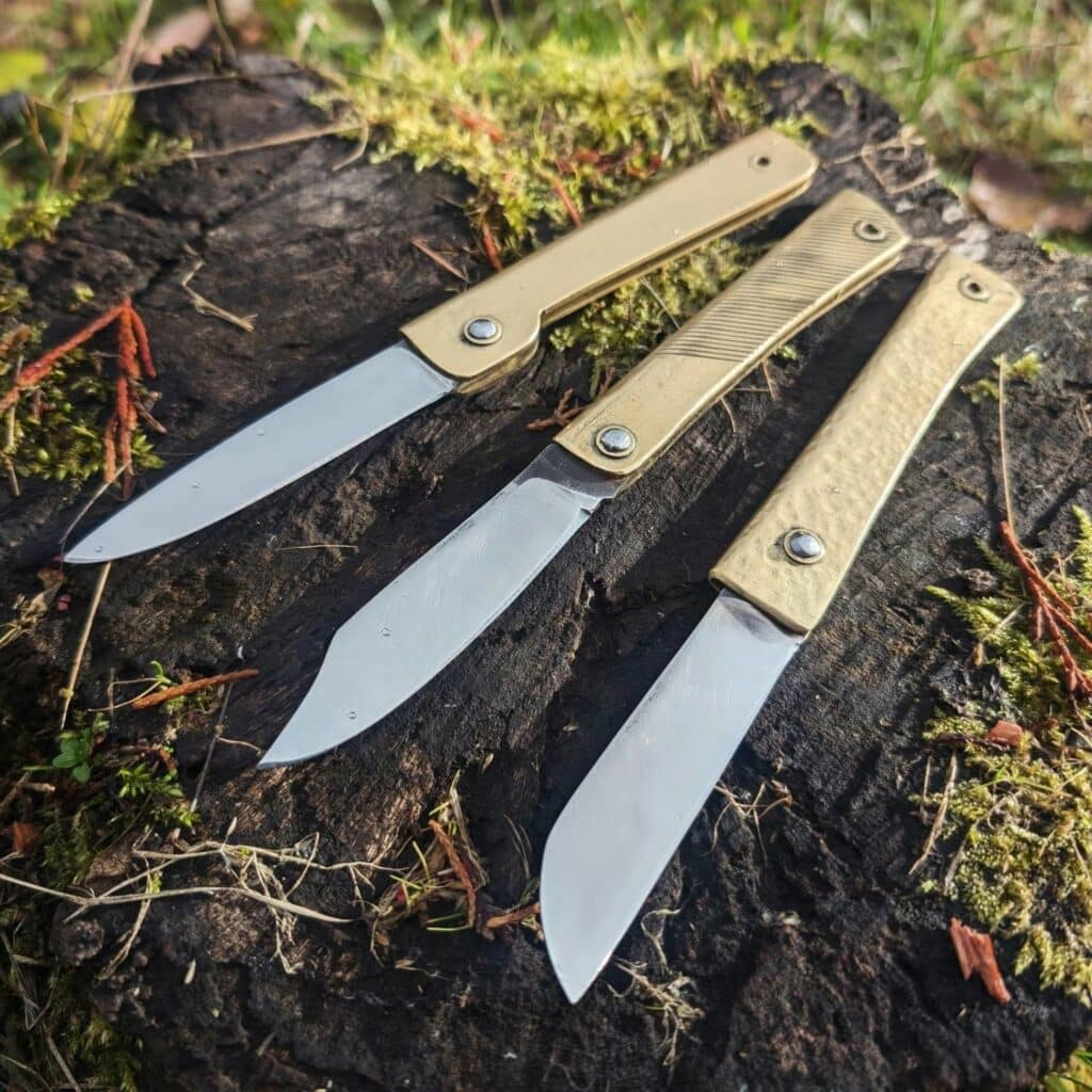 Brass Case Folding Knives